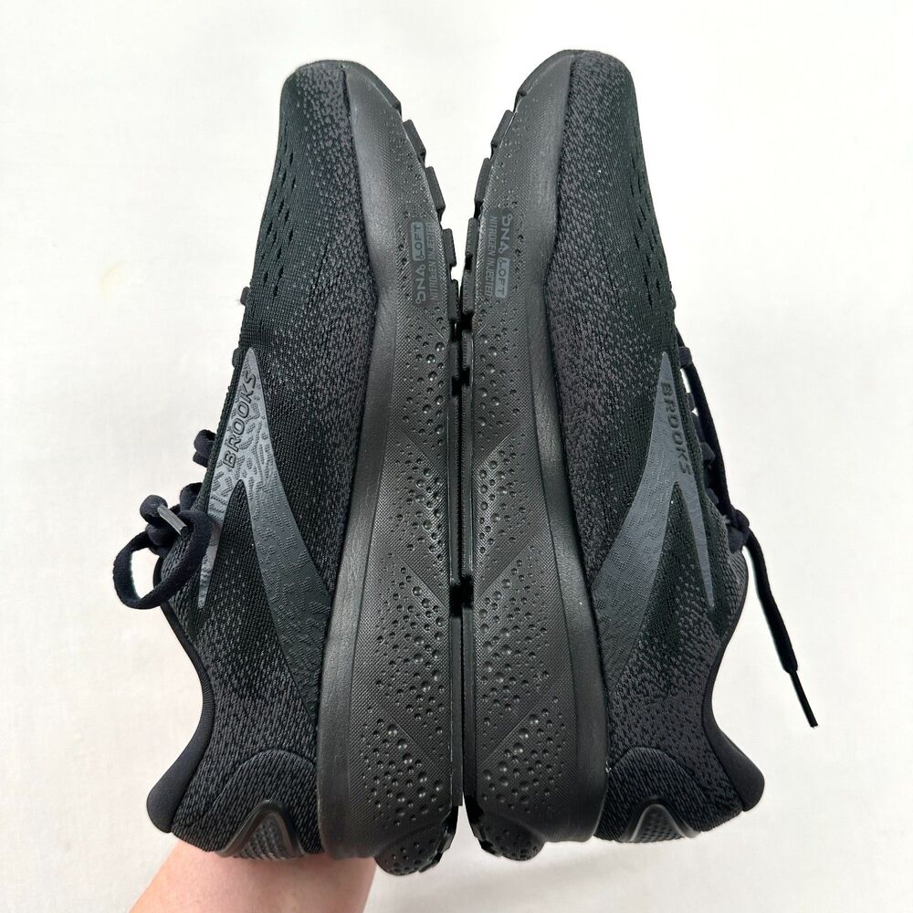 Brooks Ghost 16 Running Shoes Sneakers Womens Size 10 Wide D Black 1204071D020 - Picture 7 of 12